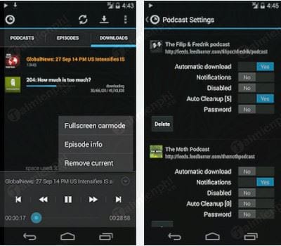 podkicker podcast player