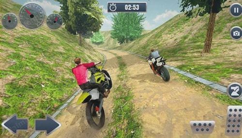 offroad motorbike stunts rider