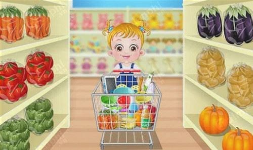 baby hazel kitchen time