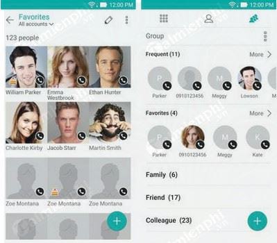 zenui dialer contacts