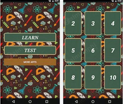 multiplication tables learn