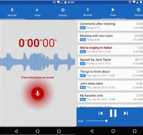 voice recorder splend