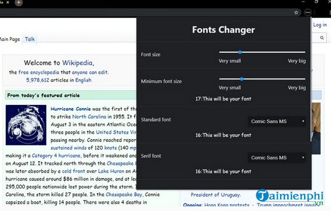 font changer