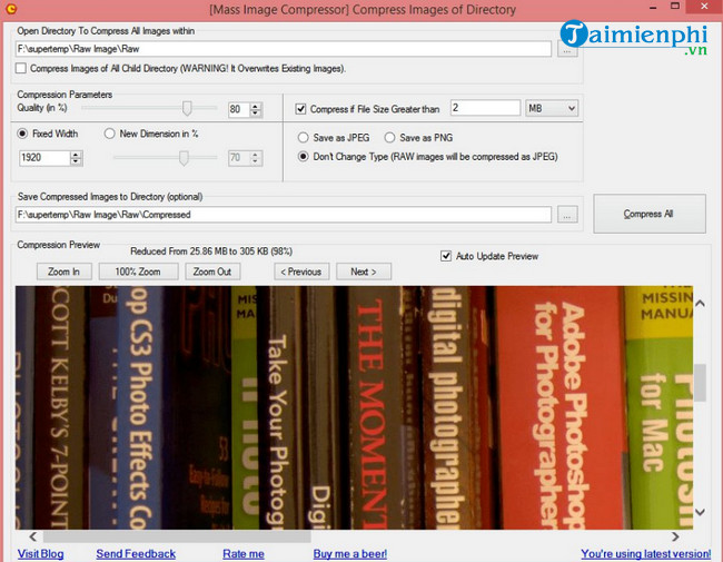 mass image compressor