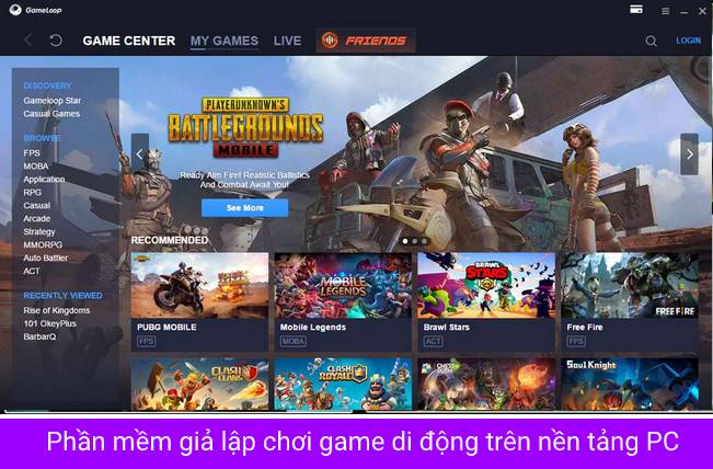 tai Gameloop cho PC