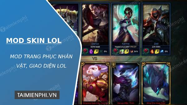 tai mod skin lol
