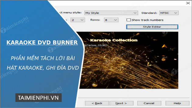 tai karaoke dvd burner