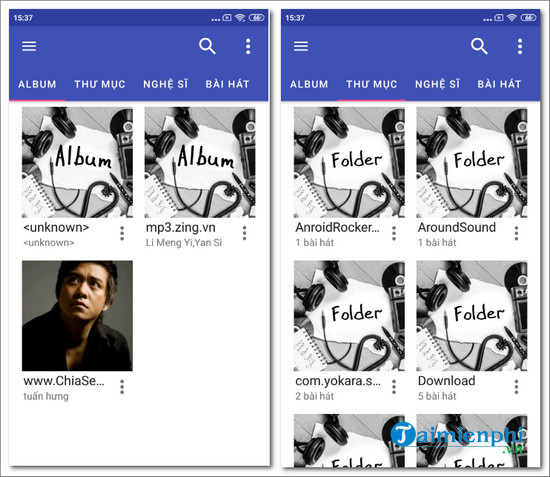 invenio music player