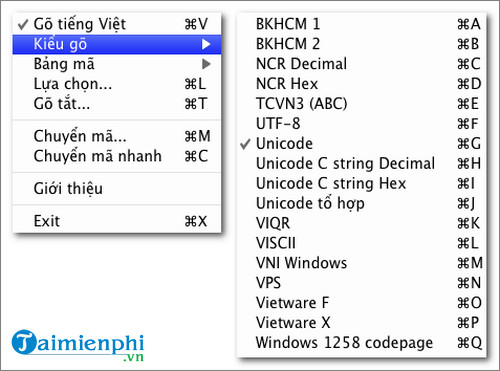 gotiengviet cho linux