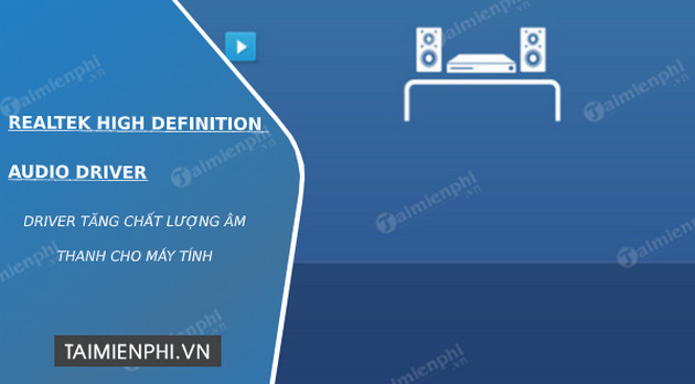 tai realtek high definition audio driver
