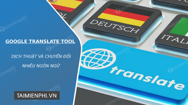 google translate tool