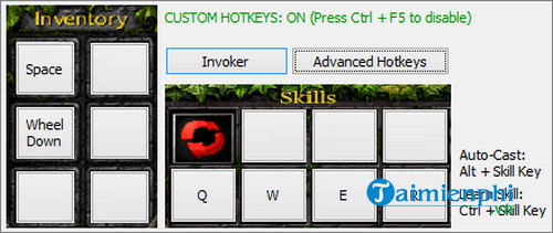 garena dota hotkey