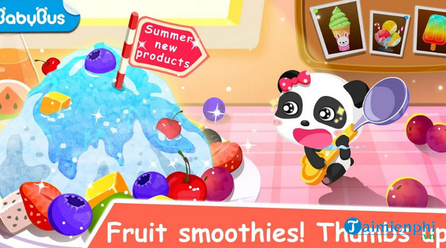 ice cream and smoothies