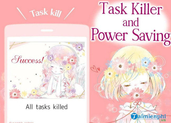 battery saver flowery kiss