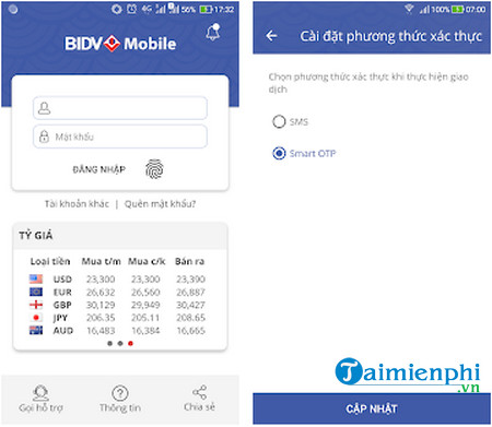bidv mobile cho android