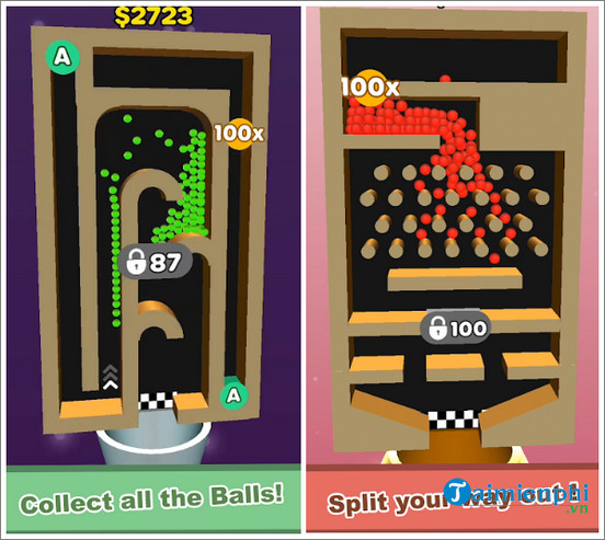split balls 3d