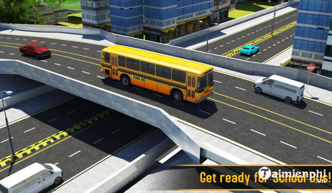 school bus 3d