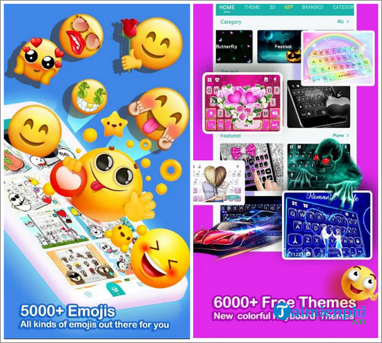 emoji keyboard cho android