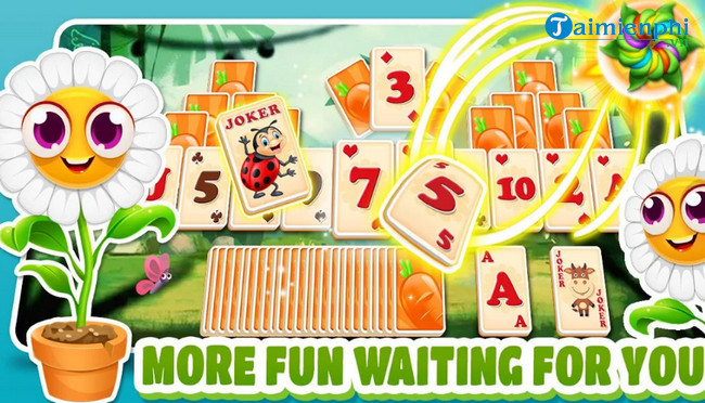 tripeaks solitaire grow flowers