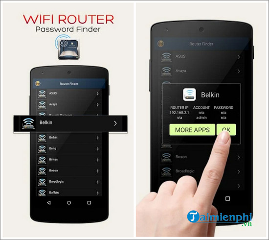 free wifi password router key