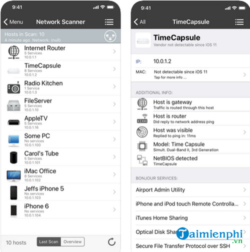inet network scanner