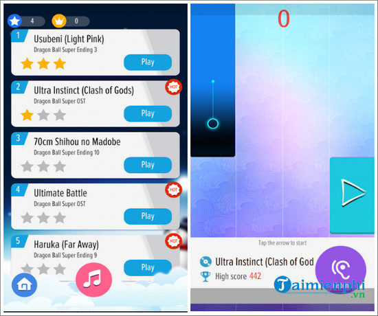 piano tap ball dragon super