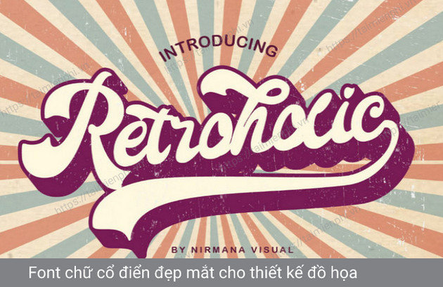 font chu retro