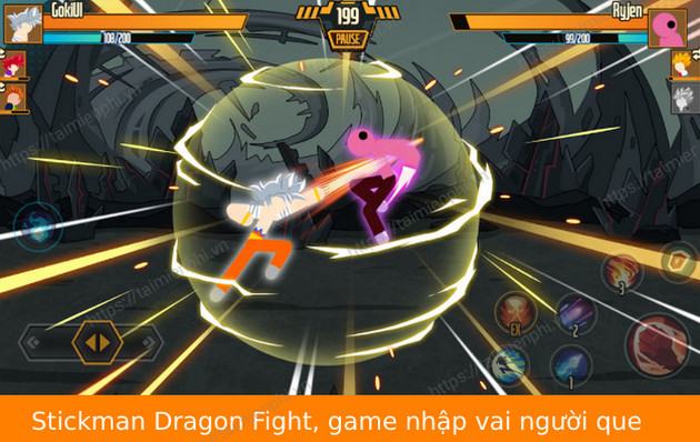 tai stickman dragon fight