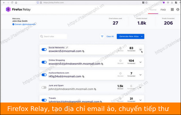 tai firefox relay