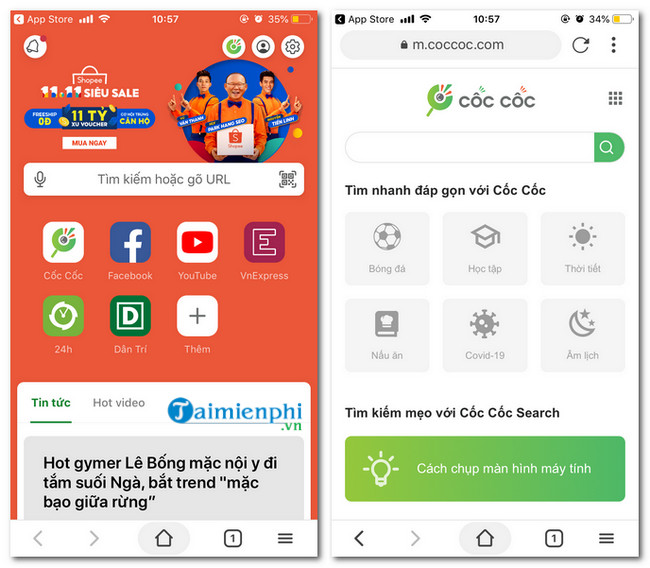 download coc coc cho iphone
