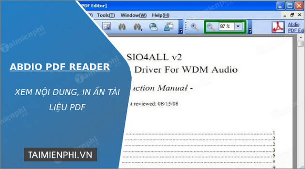 abdio pdf reader