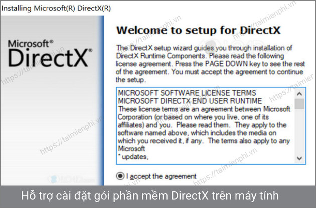 directx end user runtime web installer
