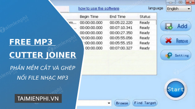 tai free mp3 cutter joiner