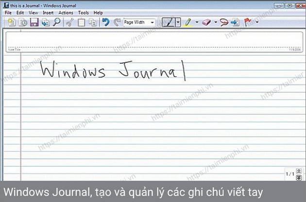 windows journal