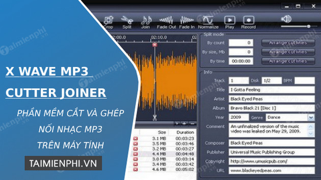 x wave mp3 cutter joiner