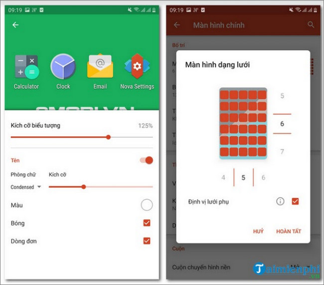 tai nova launcher cho android