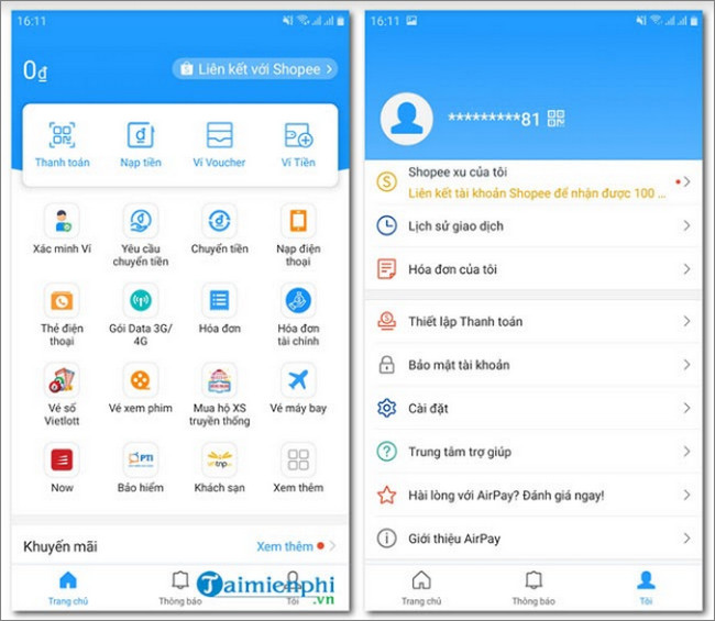 tai vi dien tu airpay