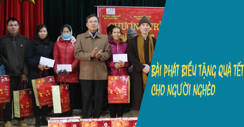 bai phat bieu tang qua tet cho nguoi ngheo