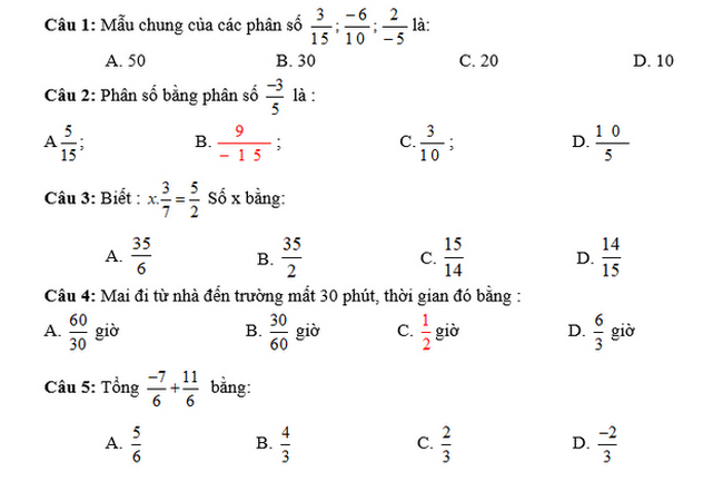 de thi thu hoc ki 2 mon Toan lop 6 nam 2021