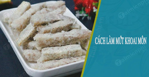 cach lam mut khoai mon