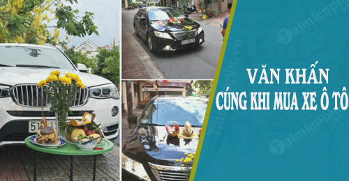 van khan cung khi mua o to moi