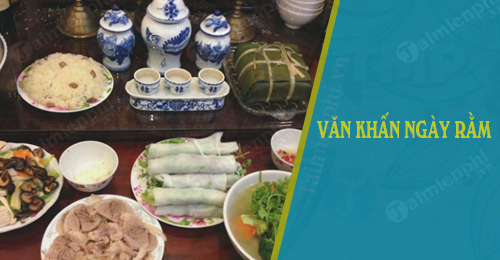 bai khan ngay ram tai nha