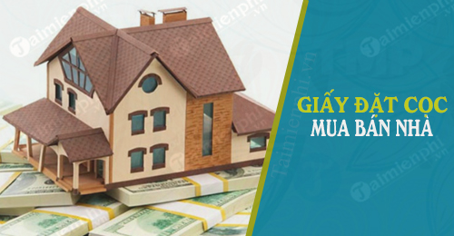 giay dat coc mua ban nha