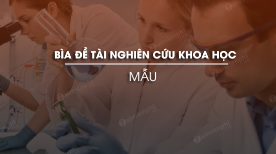 mau bia de tai nghien cuu khoa hoc