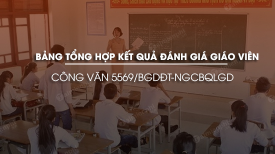 bang tong hop ket qua danh gia giao vien
