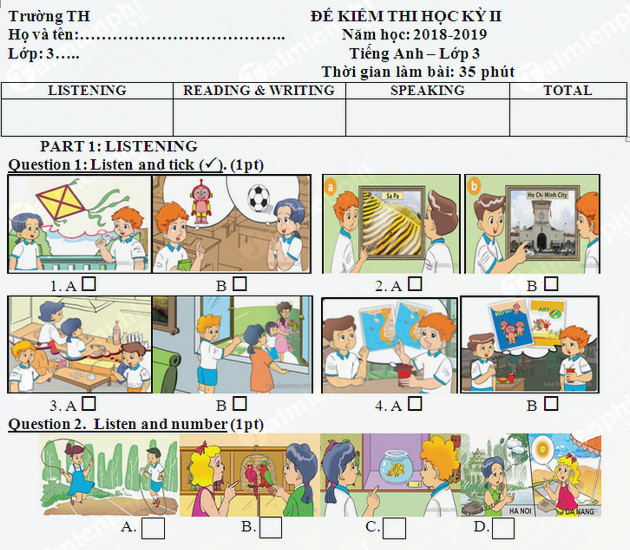 de thi hoc ki 2 mon tieng anh lop 3 2