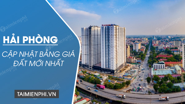 bang gia dat hai phong