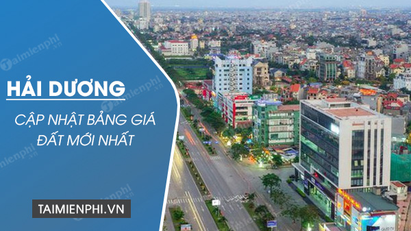 bang gia dat tinh hai duong