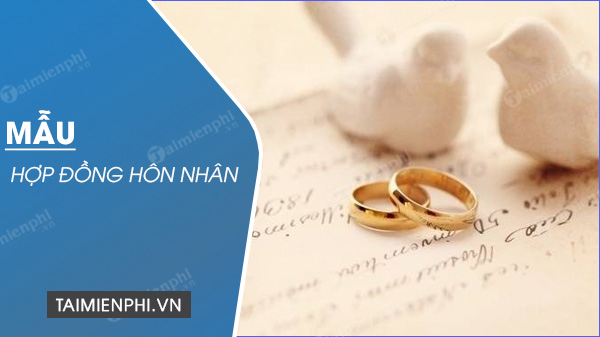 mau hop dong hon nhan