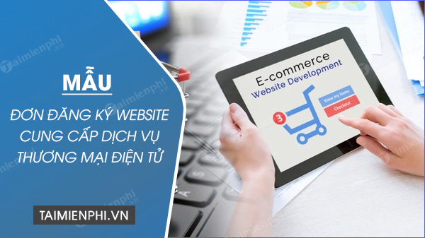 don dang ky website cung cap dich vu thuong mai dien tu